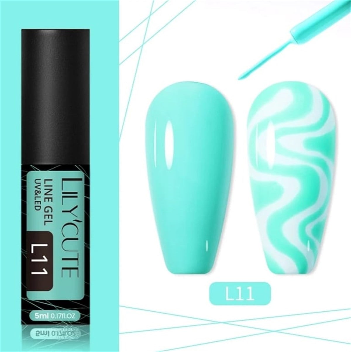 Lily Cute Nail art çizim ojesi (UV gel)