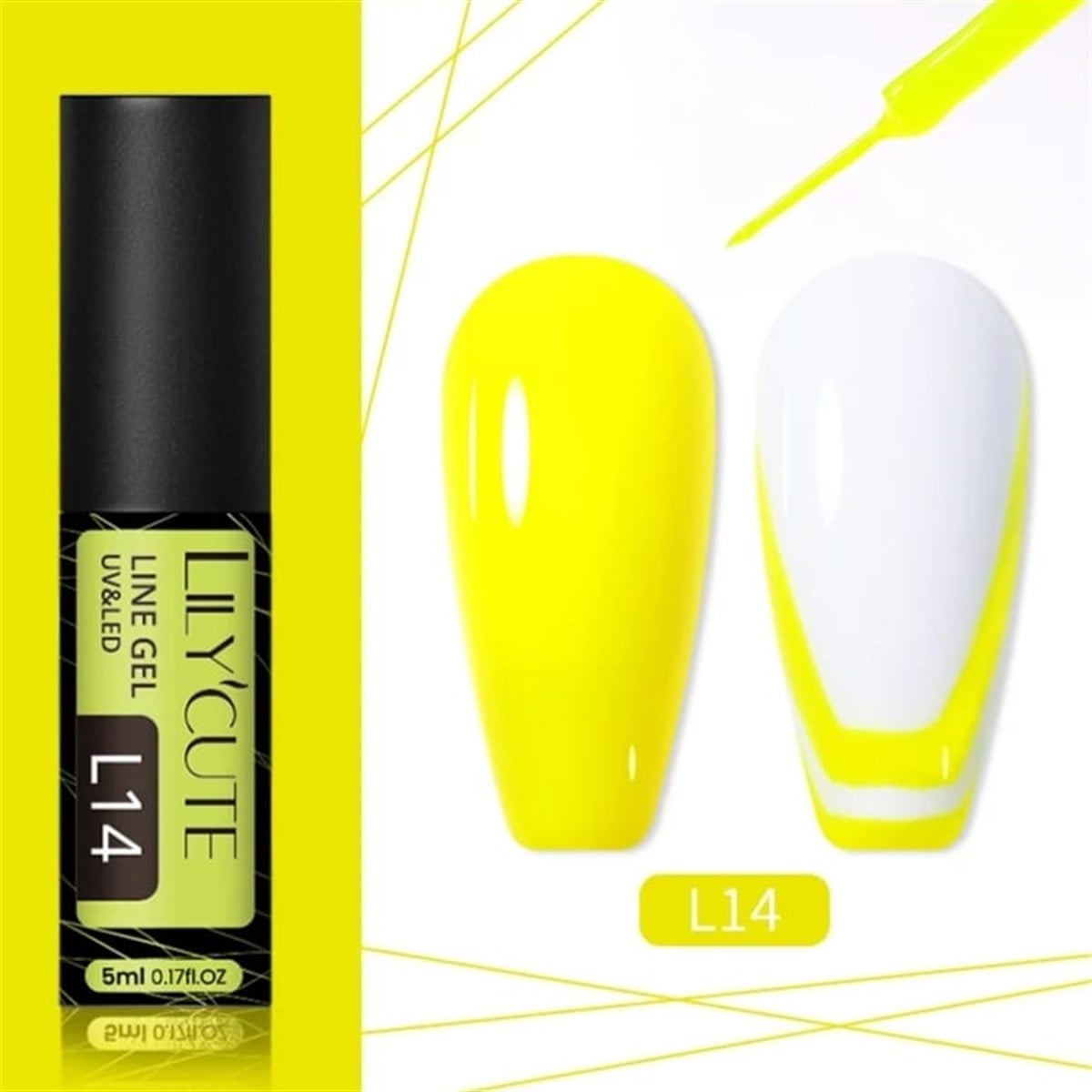 Lily Cute Nail art çizim ojesi (UV gel)