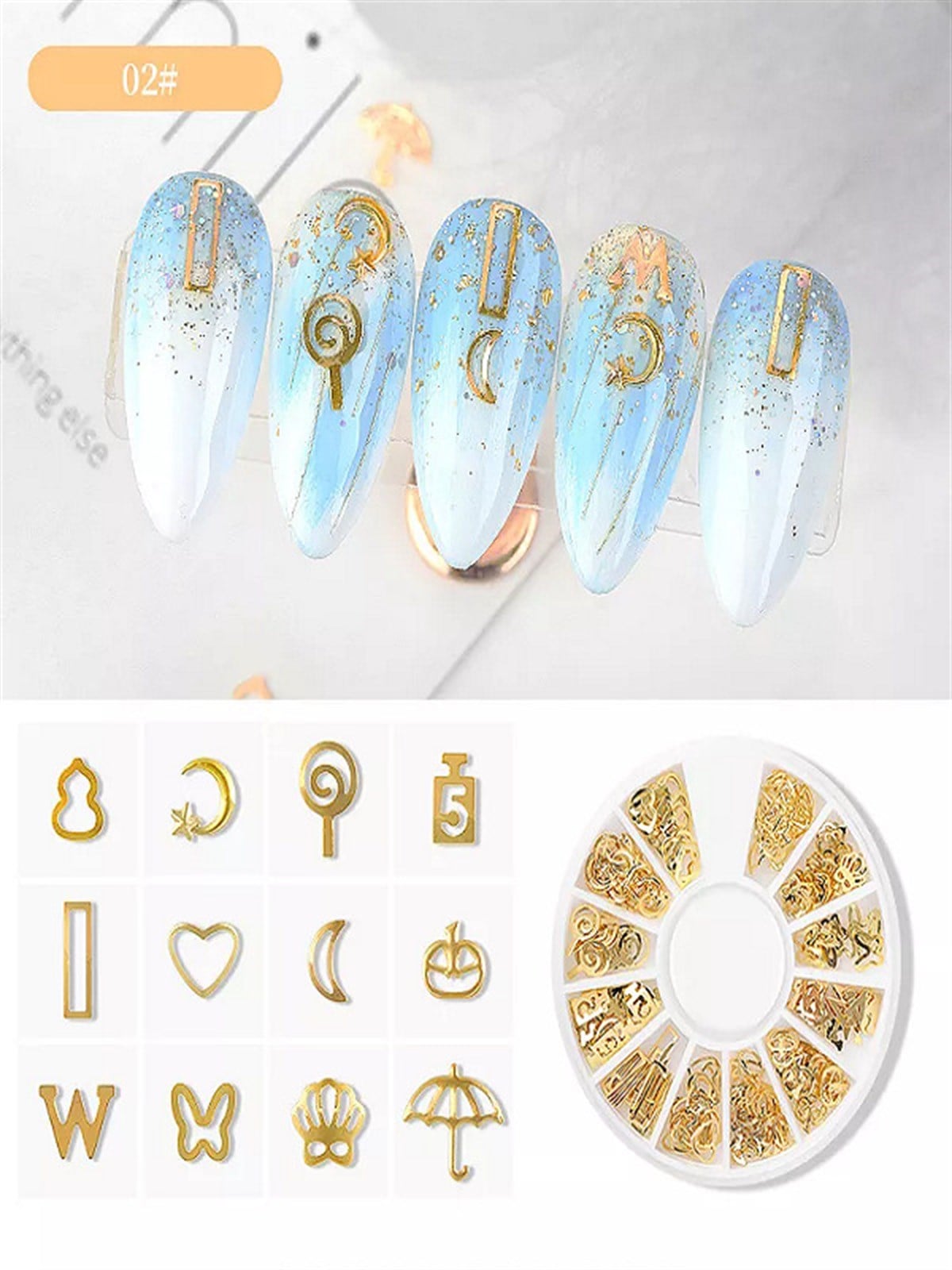 Metal Nail Art Tırnak süsü (F693-6)