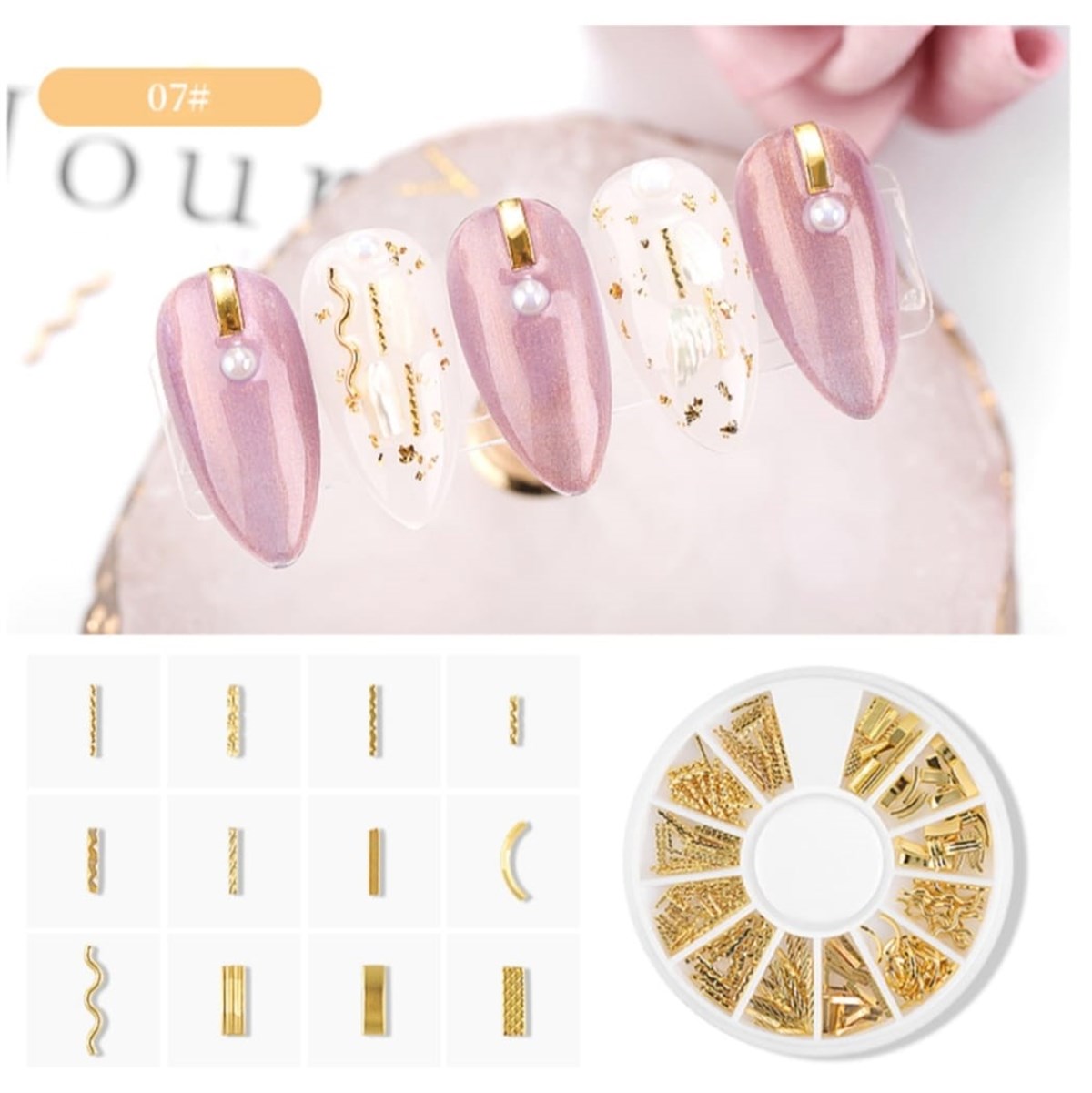 Metal Nail Art Tırnak süsü (F693-6)