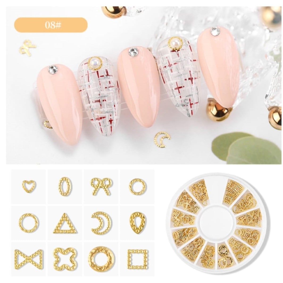 Metal Nail Art Tırnak süsü (F693-6)
