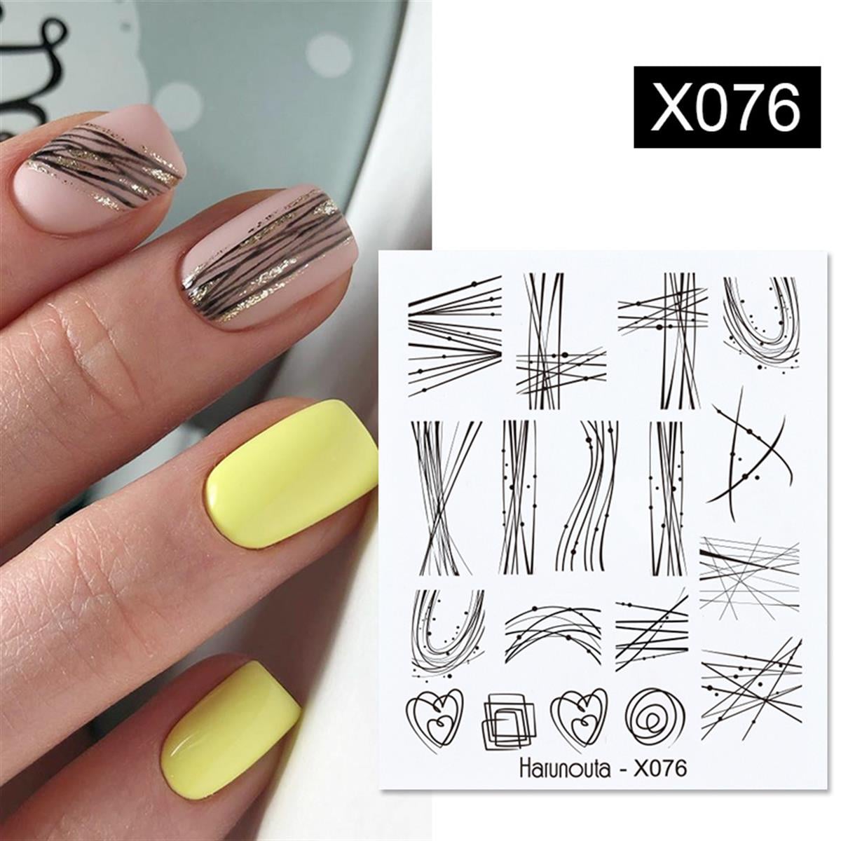 Su transferli nail art sticker X076 (50127-34)