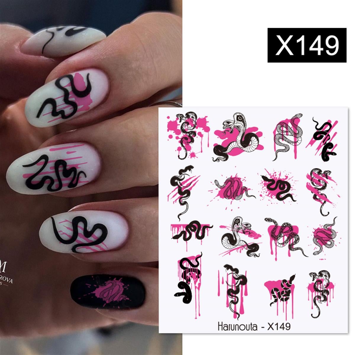 Su transferli nail art sticker X149 (55344-4)