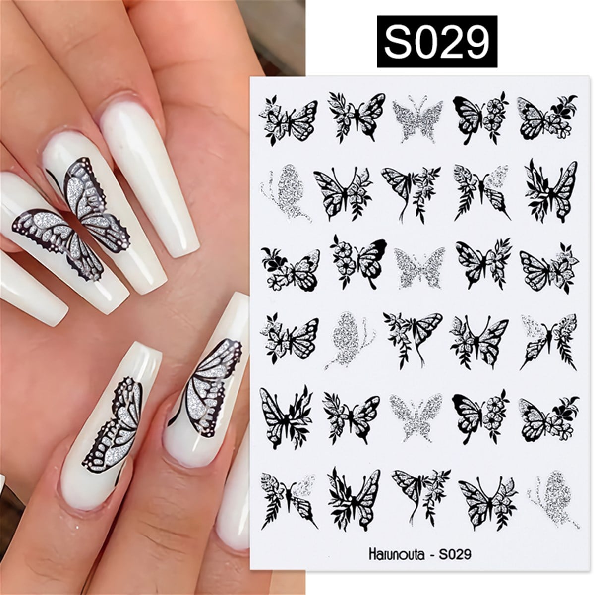 Üç boyutlu yapışkanlı sticker S29 (54298)