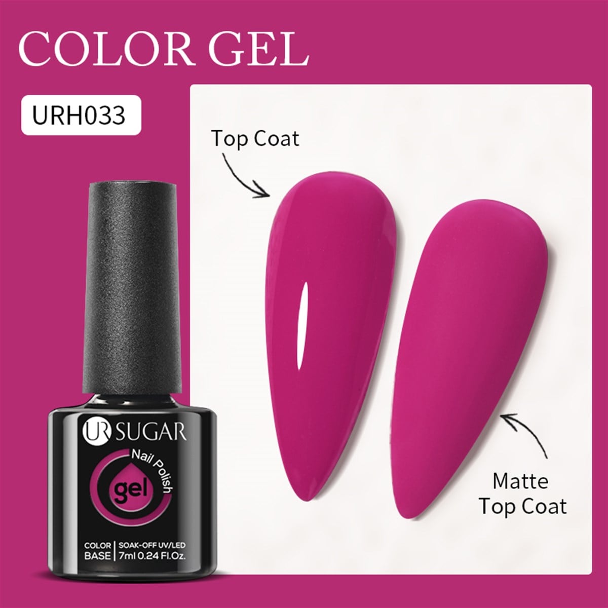 Ursugar kalıcı oje 7 ml URH001 (54169)