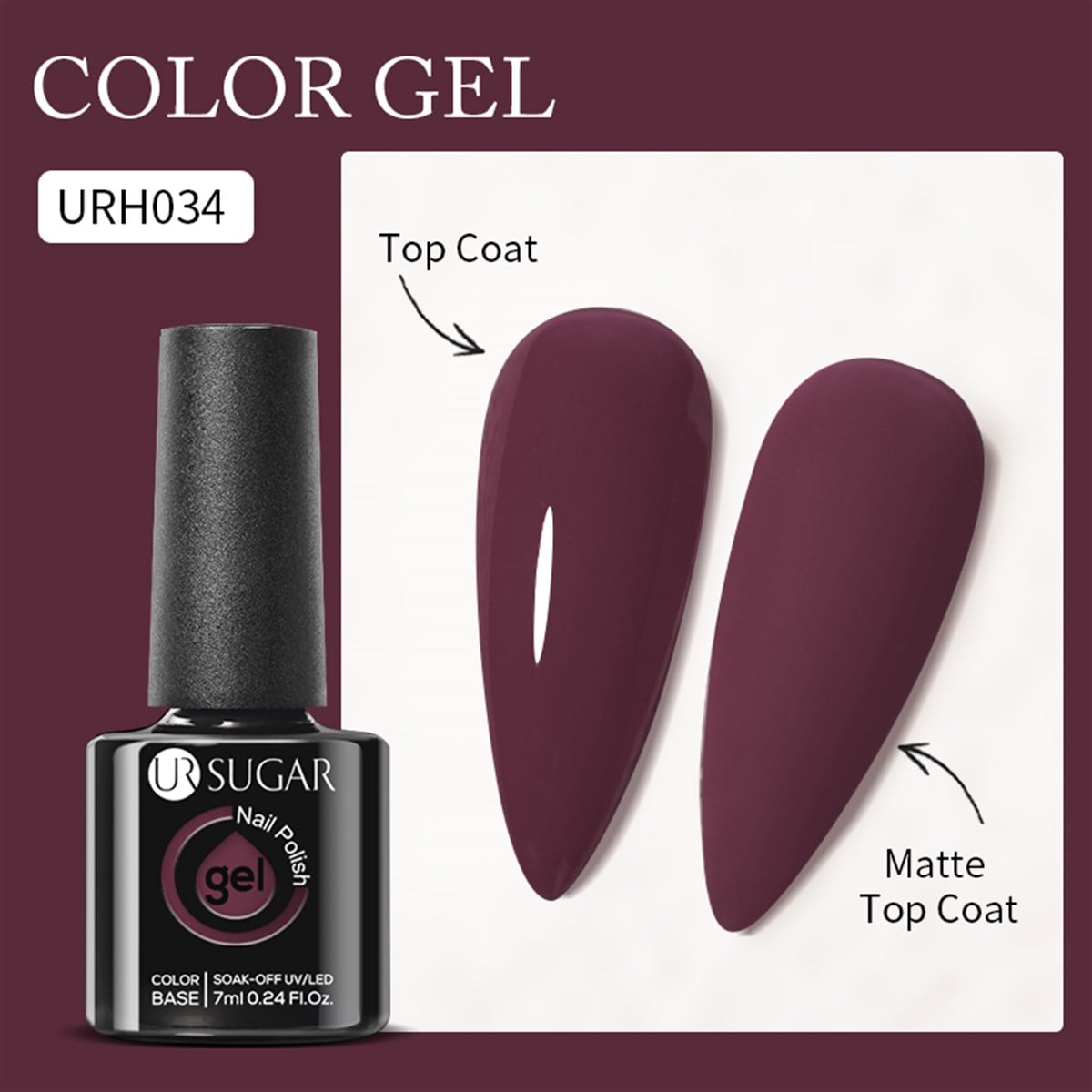 Ursugar kalıcı oje 7 ml URH001 (54169)