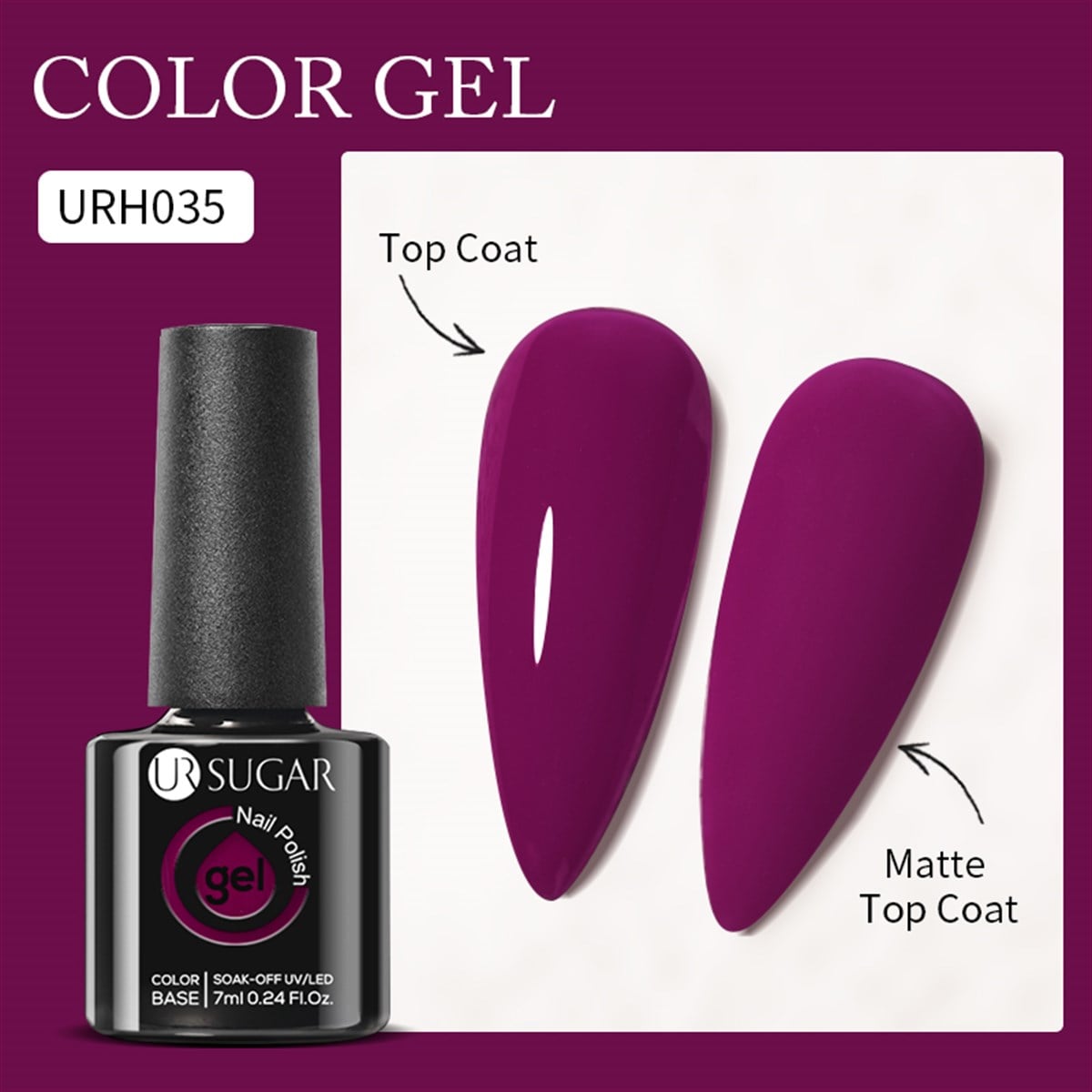 Ursugar kalıcı oje 7 ml URH001 (54169)