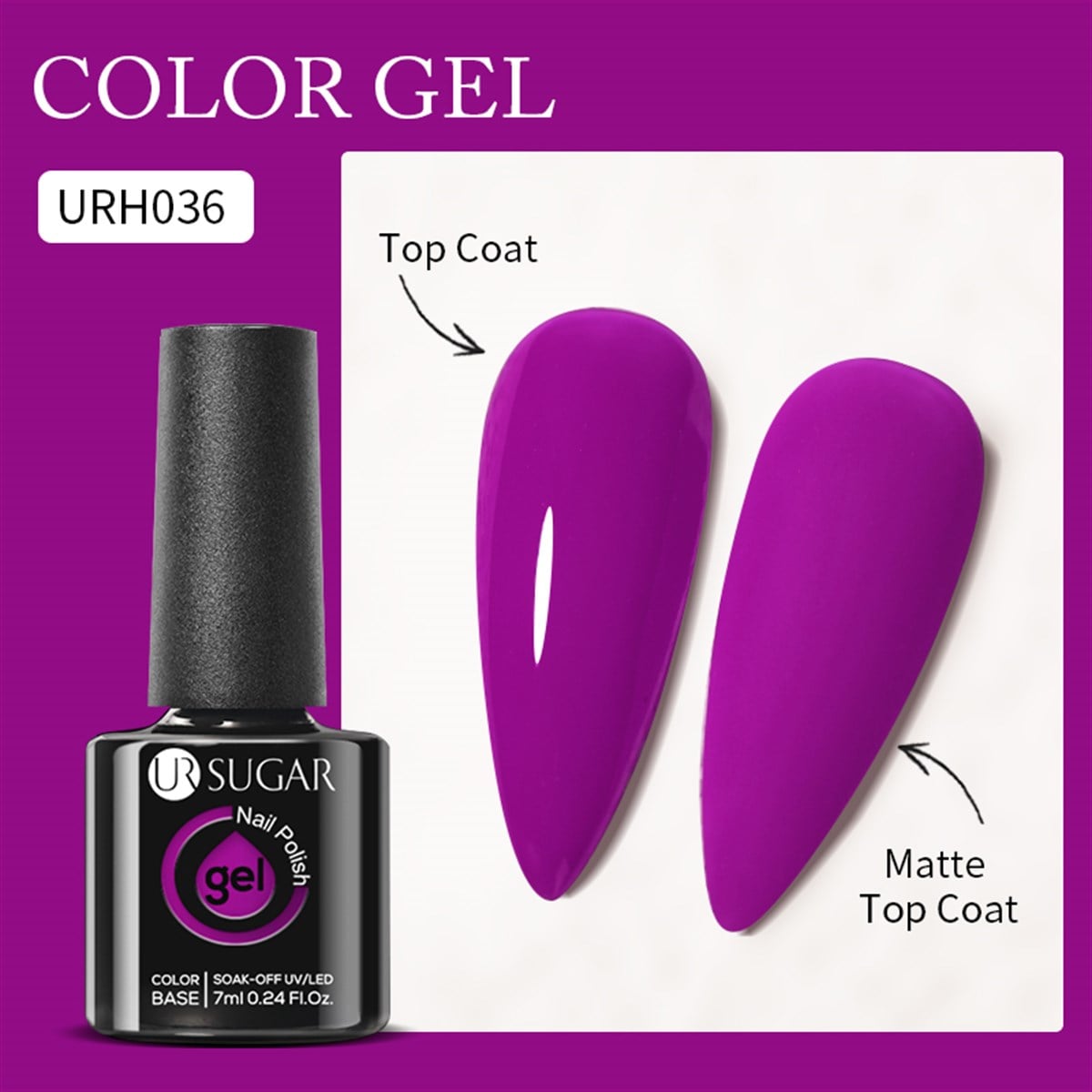 Ursugar kalıcı oje 7 ml URH001 (54169)