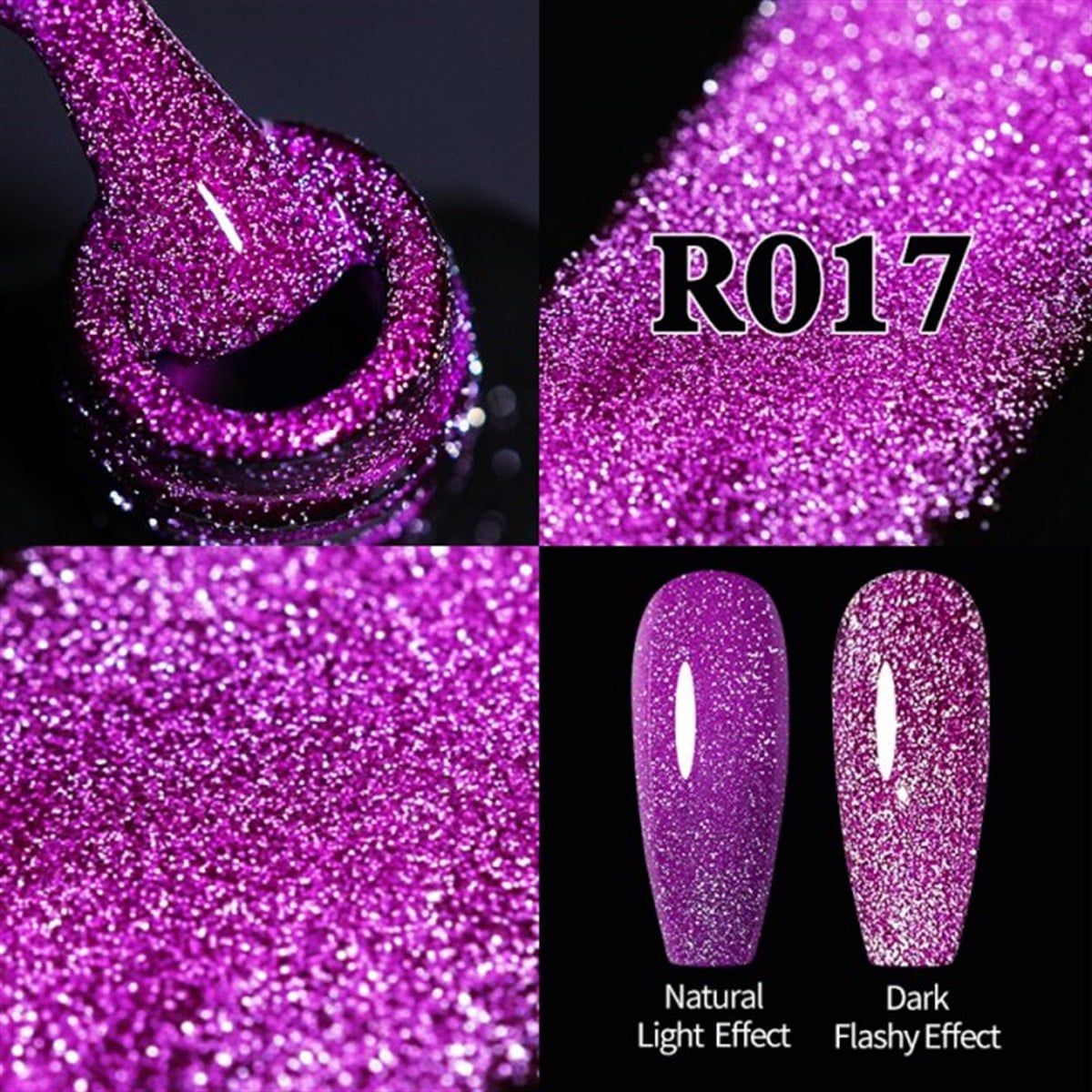 Ursugar Reflective-Floresan Kalıcı oje 7,5 ml R011 (53927-1)