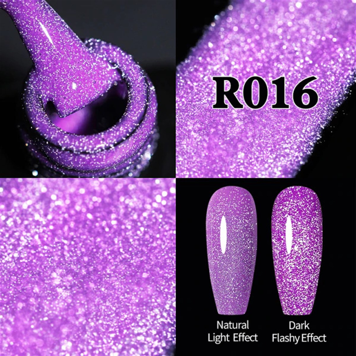 Ursugar Reflective-Floresan Kalıcı oje 7,5 ml R011 (53927-1)