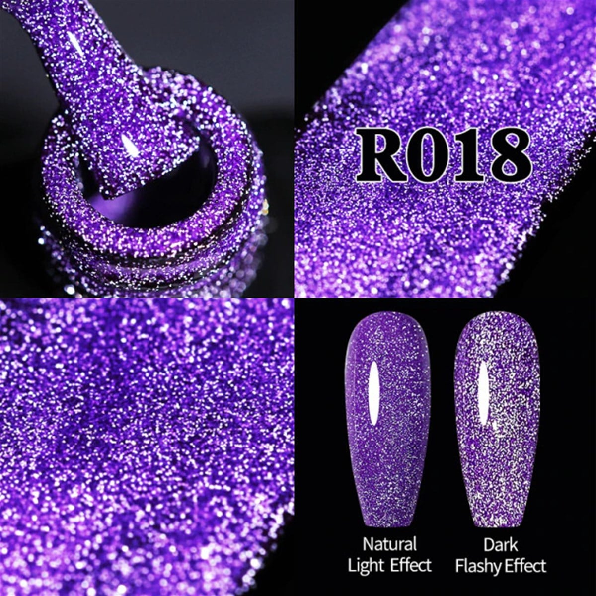 Ursugar Reflective-Floresan Kalıcı oje 7,5 ml R011 (53927-1)
