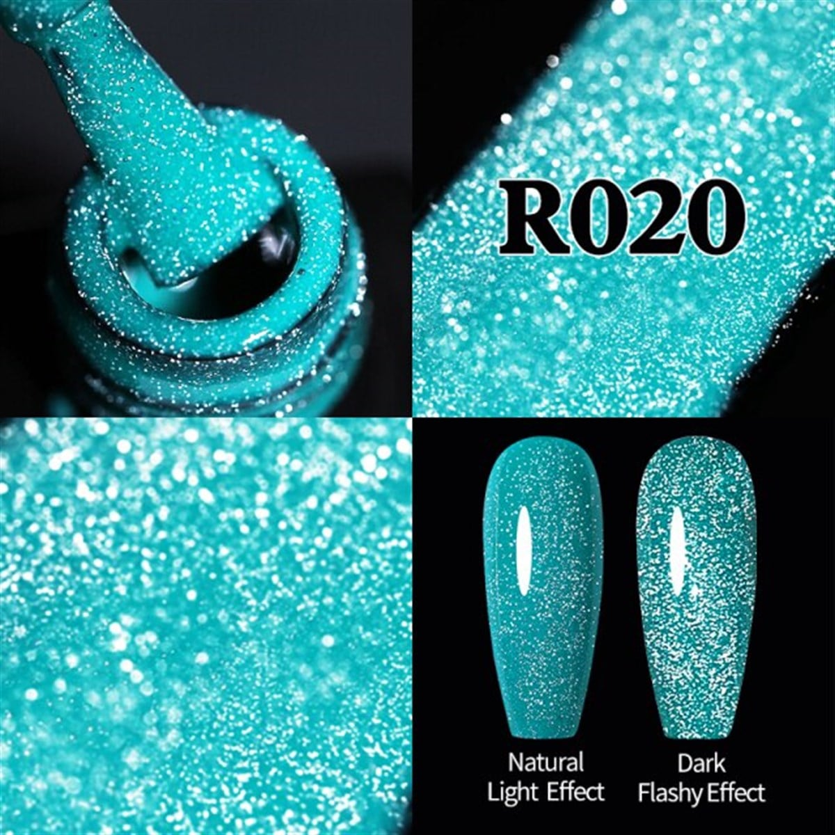 Ursugar Reflective-Floresan Kalıcı oje 7,5 ml R011 (53927-1)