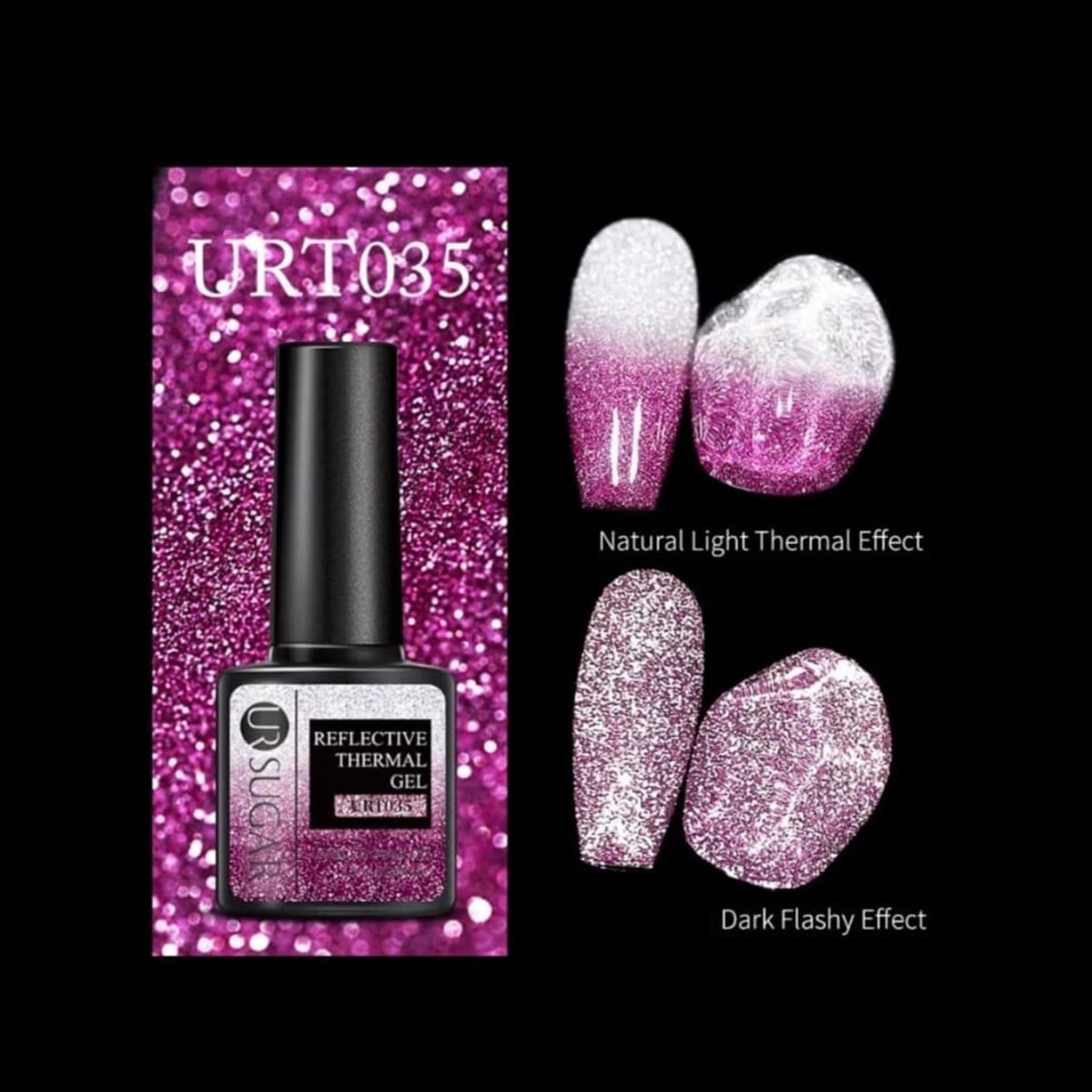 Ursugar Termal Reflective Kalıcı Oje URT034 (53573-2)