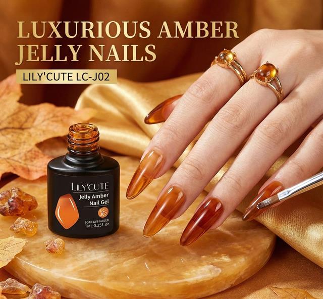 Lily Cute Amber Serisi Kalıcı oje LC-J02 (55725)