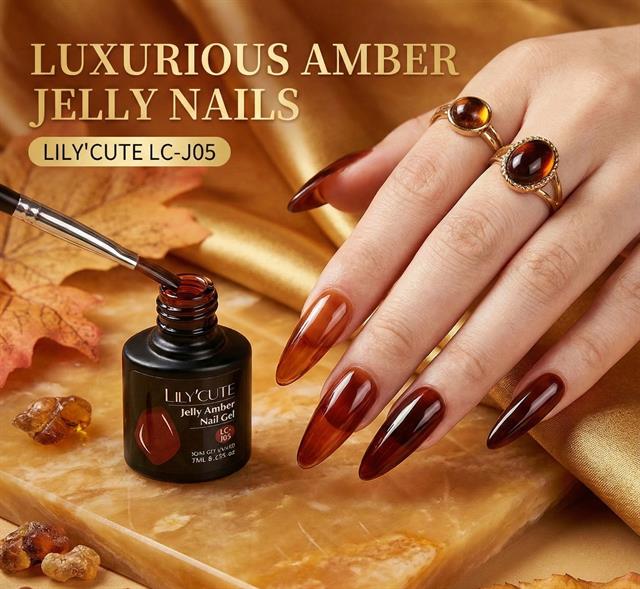 Lily Cute Amber Serisi Kalıcı oje LC-J05 (55725)