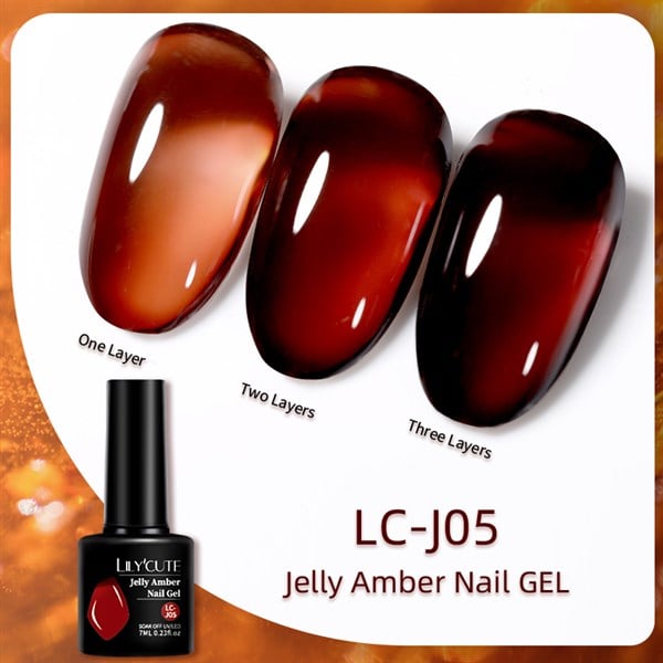 Lily Cute Amber Serisi Kalıcı oje LC-J05 (55725)