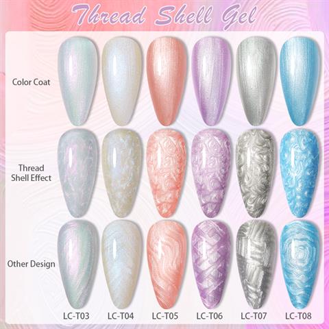 Lily Cute Deniz kabuğu efekt jeli LC-T03 (54291)