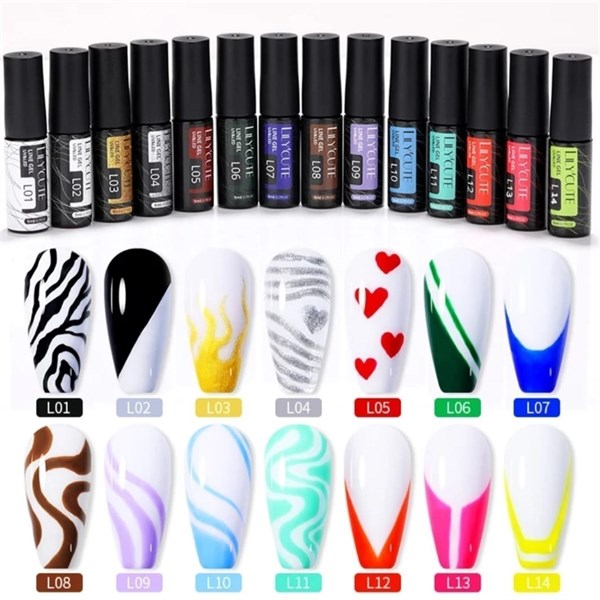 Lily Cute Nail art çizim ojesi (UV gel) 53335-09