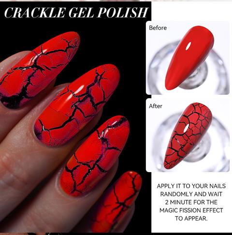 LILYCUTE 7ml Çatlayan oje (Crackle Gel Polish) CN03 (60082)