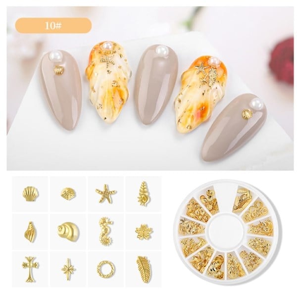 Metal Nail Art Tırnak süsü (F693-10)