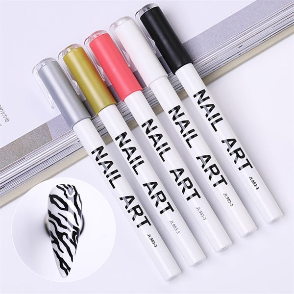 Nail Art çizim kalemi BEYAZ (53542-1)
