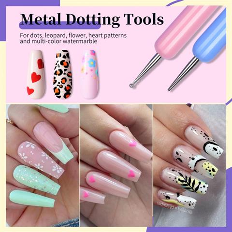 Nicole Diary 8 parça Nail Art Fırça seti (53736)
