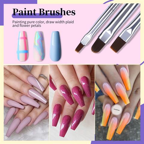 Nicole Diary 8 parça Nail Art Fırça seti (53736)