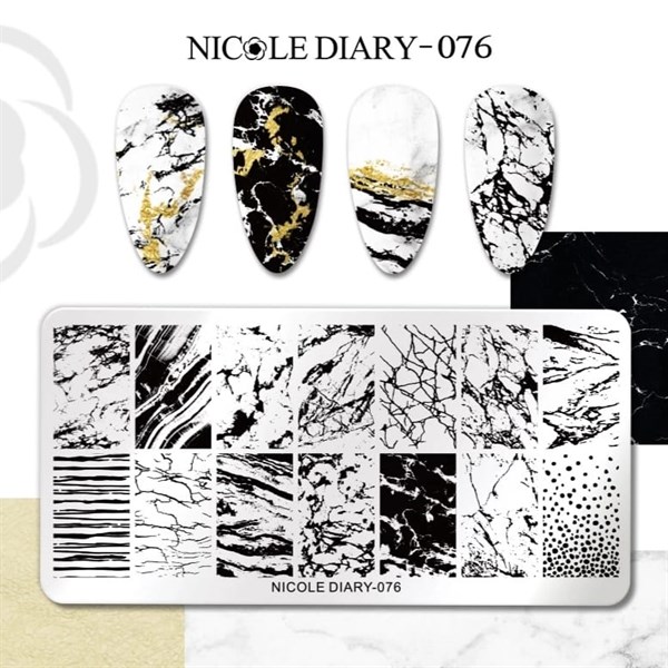 Nicole Diary metal stampa tabakası 076 (46143)