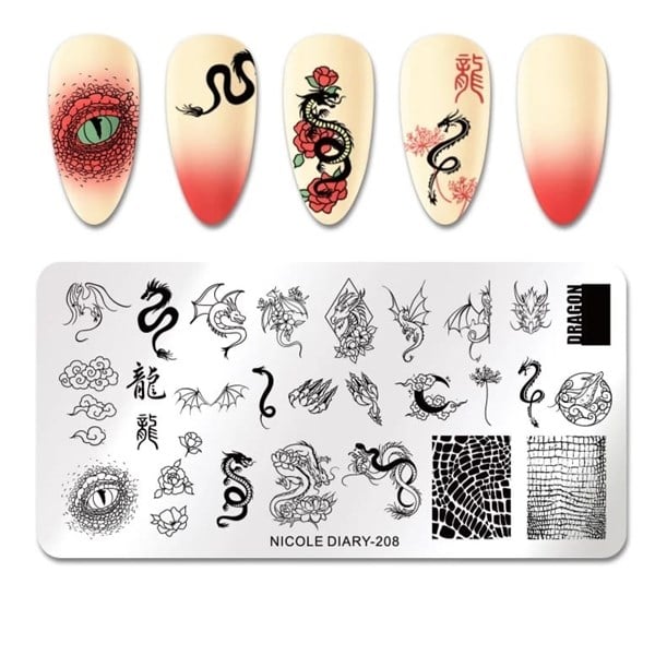 Nicole Diary metal stampa tabakası 208 (51043)