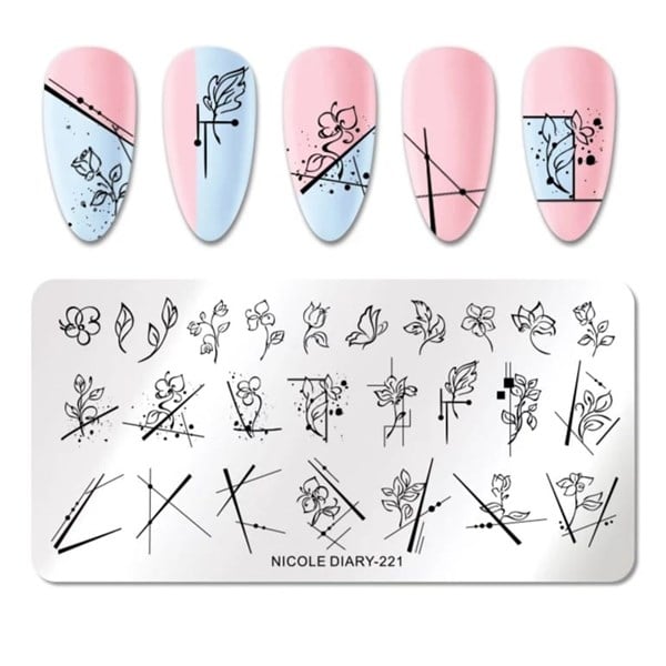 Nicole Diary metal stampa tabakası 221 (51559)