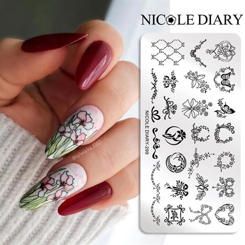 Nicole Diary metal stampa tabakası 299 (56510)