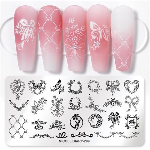 Nicole Diary metal stampa tabakası 299 (56510)