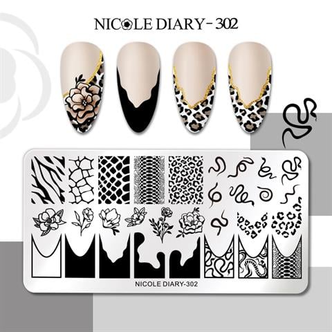 Nicole Diary metal stampa tabakası 302 (57425)