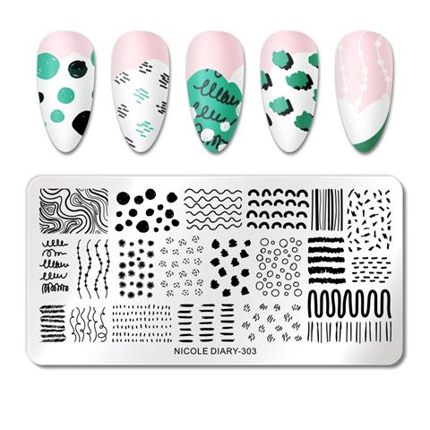 Nicole Diary metal stampa tabakası 303 (57426)