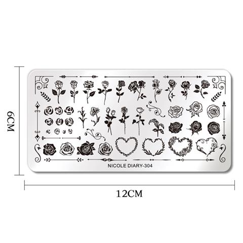 Nicole Diary metal stampa tabakası 304 (58068)