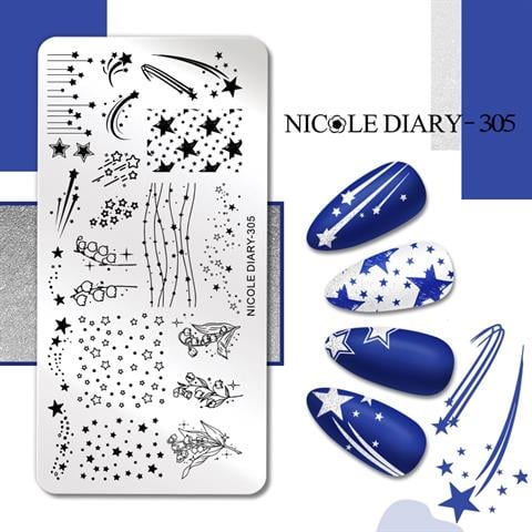 Nicole Diary metal stampa tabakası 305 (58069)