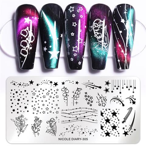 Nicole Diary metal stampa tabakası 305 (58069)
