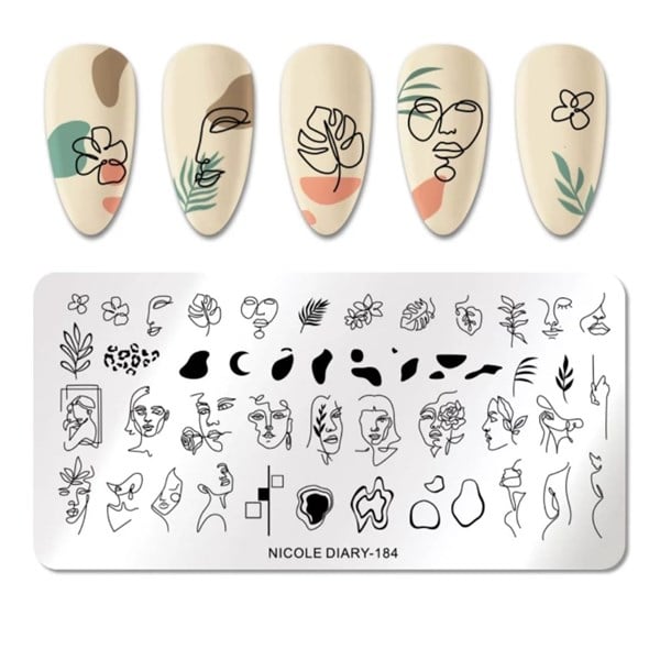 Nicole Diary metal stampa tabakası 184 (50329)
