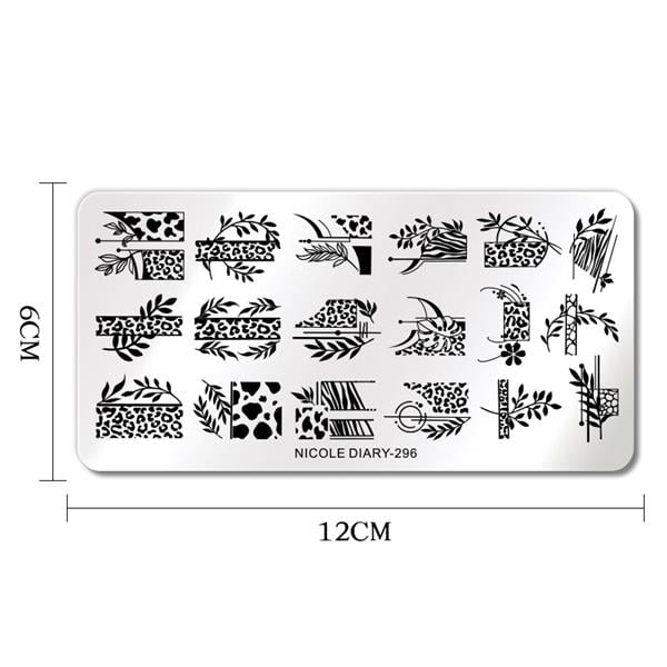 Nicole Diary metal stampa tabakası ND-296 (55838)