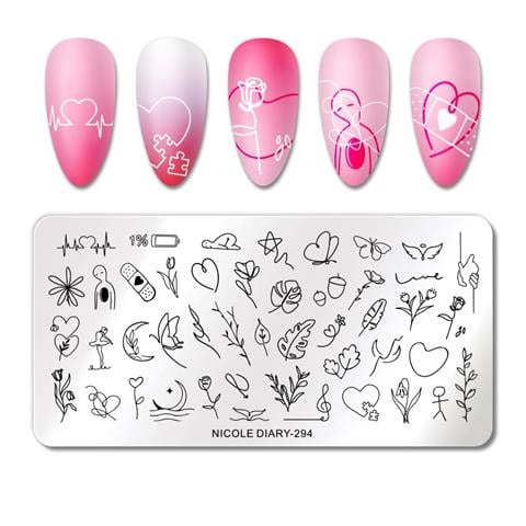 Nicole Diary metal stampa tabakası ND-294 (55450)