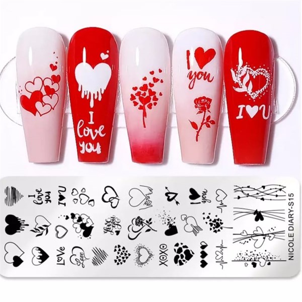 Nicole Diary metal stampa tabakası ND-S15 (53881)