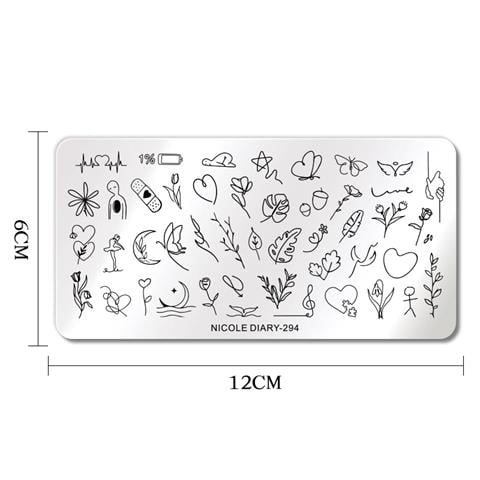 Nicole Diary metal stampa tabakası ND-294 (55450)
