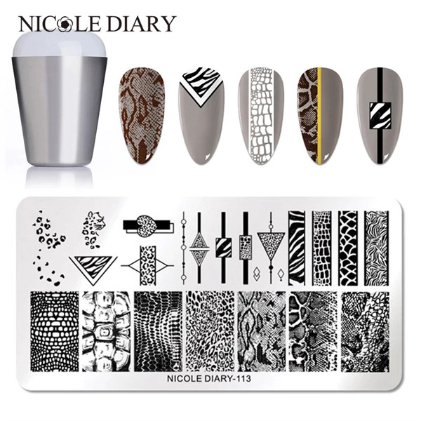 Nicole Diary metal stampa tabakası ND-113