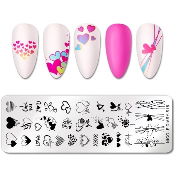 Nicole Diary metal stampa tabakası ND-S15 (53881)