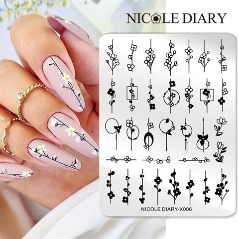 Nicole Diary metal stampa tabakası X006 (56253)