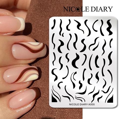 Nicole Diary metal stampa tabakası X005 (56252)