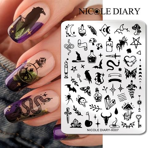 Nicole Diary metal stampa tabakası X007 (56254)
