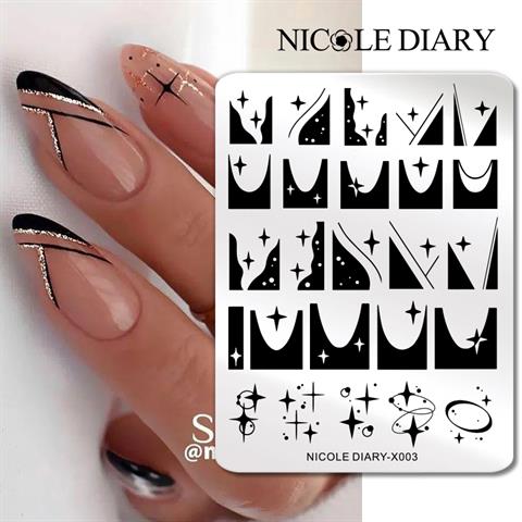 Nicole Diary metal stampa tabakası X003 (56250)
