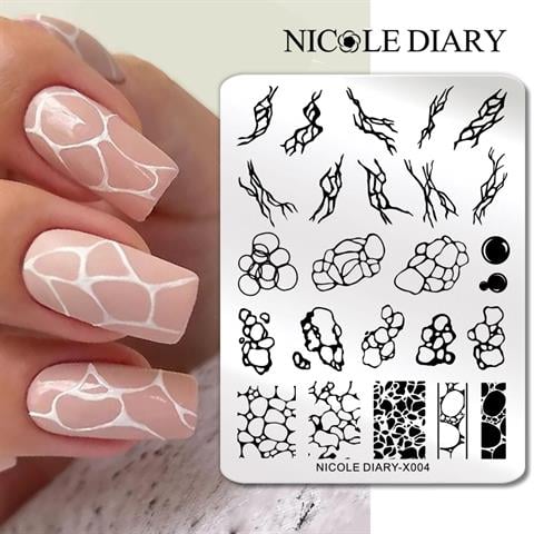 Nicole Diary metal stampa tabakası X004 (56251)