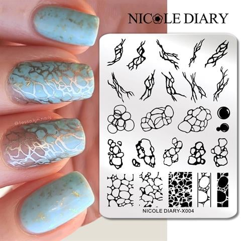 Nicole Diary metal stampa tabakası X004 (56251)